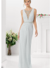 Beaded Lace Chiffon Long Amazing Mother Dress